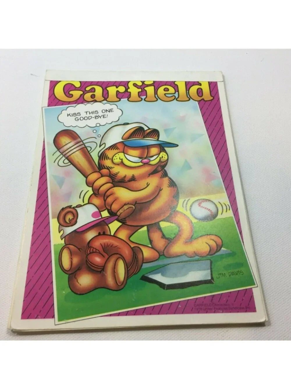 Vintage Disney Garfield SpongeBob Tablets Note Pad Notebook Stationary Novelty